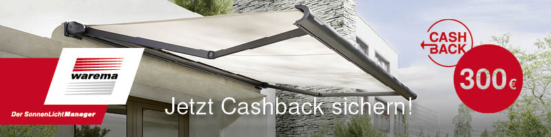 WAREMA Cashback-Aktion mit 300 Euro Cashback